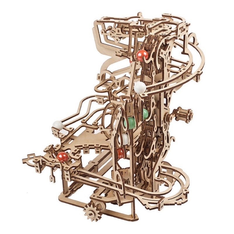 Ugears 70156 Marble Run Chain Hoist 400pc