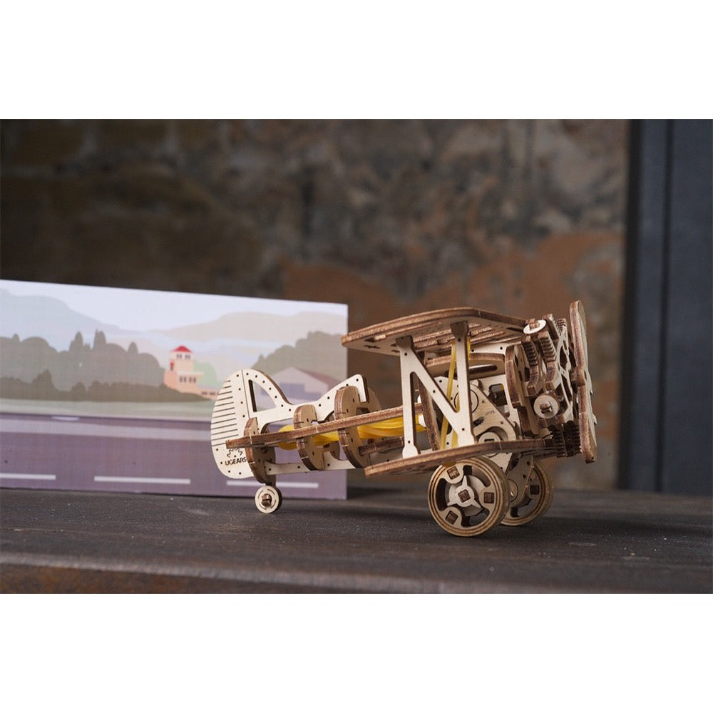 Ugears 70159 Mini Bi-Plane 84pc