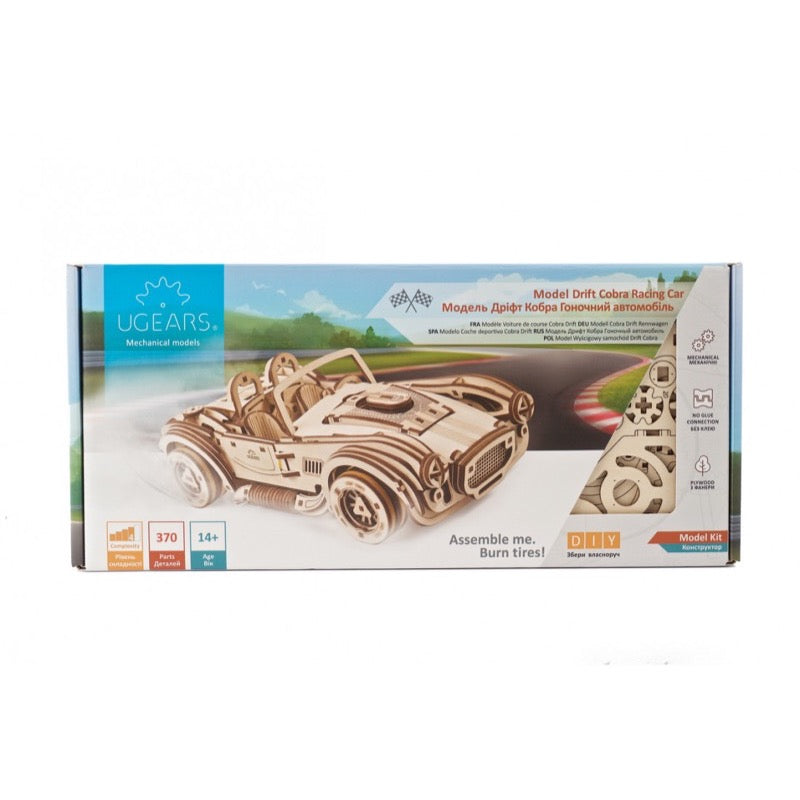 Ugears 70161 Drift Cobra Racing Car 370pc