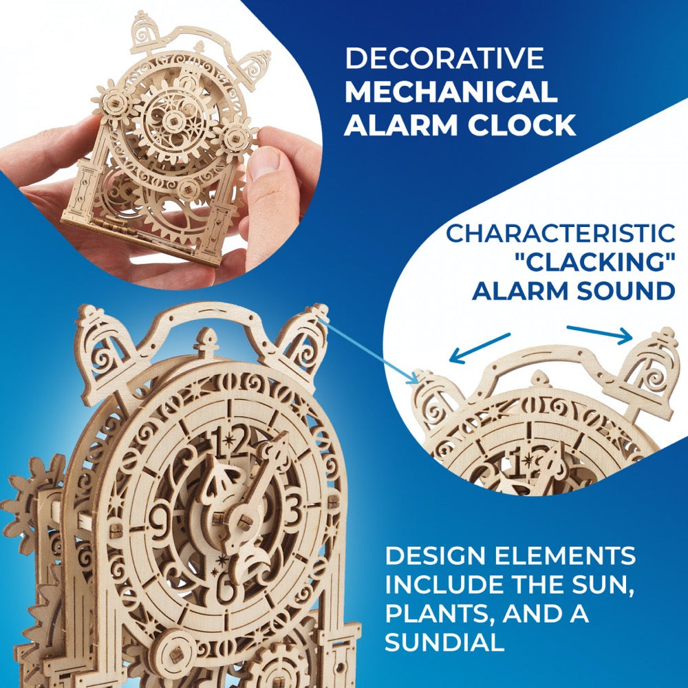 Ugears 70163 Vintage Alarm Clock 43pc 4820184121379