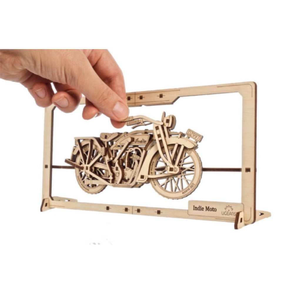 Ugears 70194 Moto Indie 2.5D Puzzle 42pc