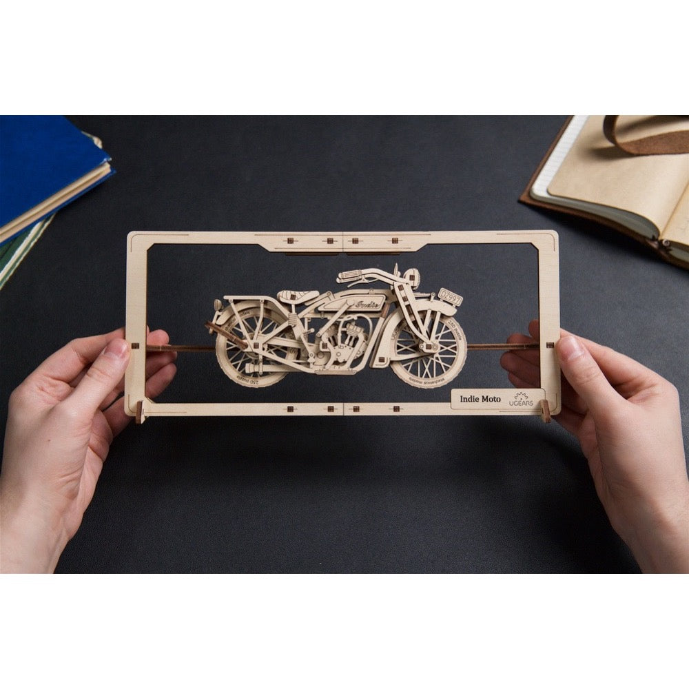 Ugears 70194 Moto Indie 2.5D Puzzle 42pc