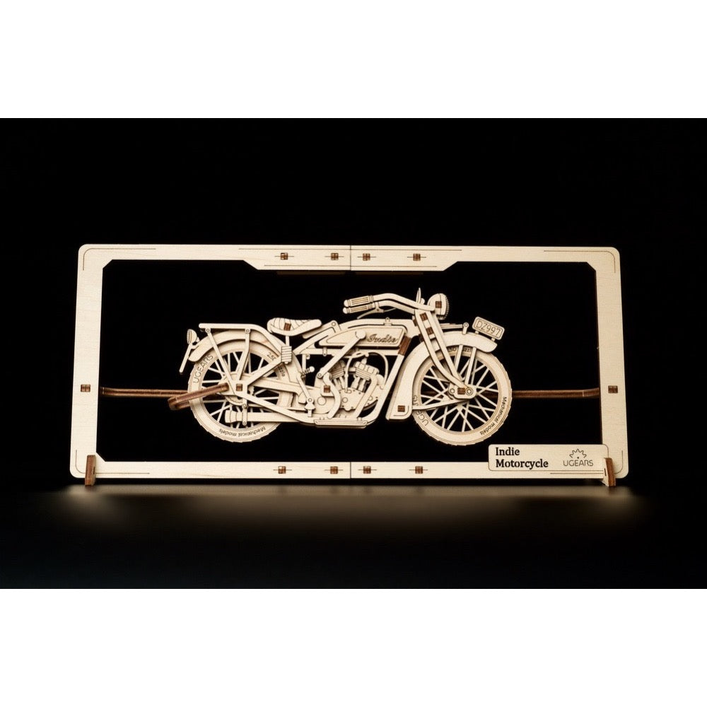 Ugears 70194 Moto Indie 2.5D Puzzle 42pc