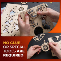 Ugears 70194 Moto Indie 2.5D Puzzle 42pc