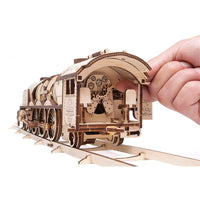 Ugears 70058 V-Express Steam Train and Tender