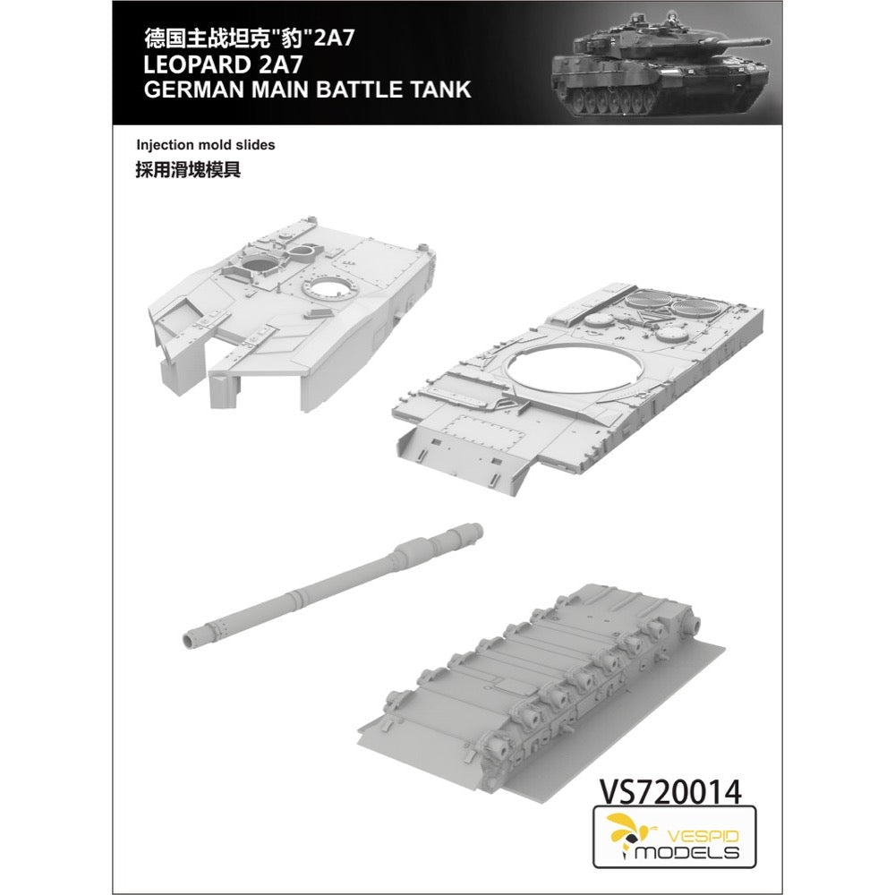 Vespid Models 720014 1/72 Leopard 2A7 German Main Battle Tank