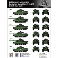 Vespid Models VS720017 1/72 Centurion Mk.5/1 - 4. RTR British Main Battle Tank