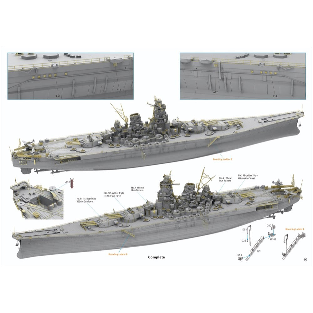 Veryfire BELBV350902AD 1/350 IJN Yamato Advanced Version
