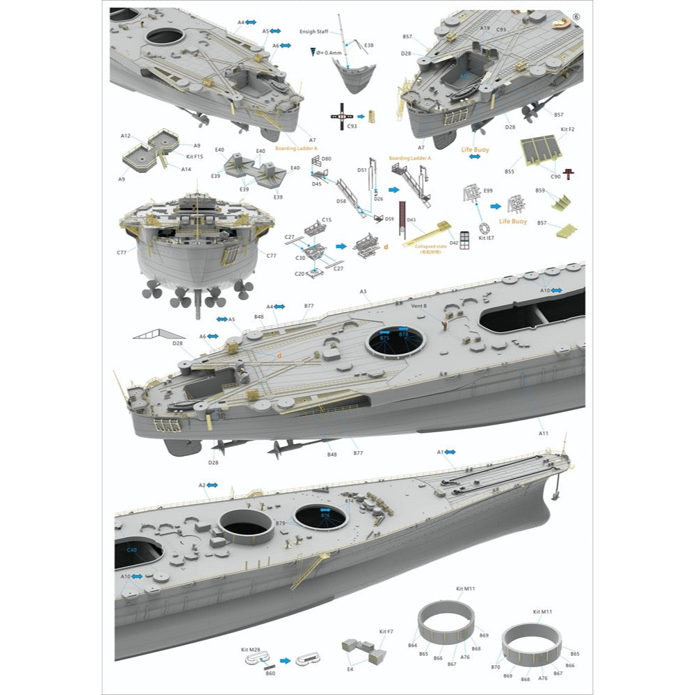 Veryfire BELBV350902AD 1/350 IJN Yamato Advanced Version