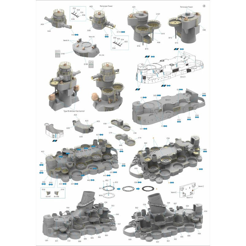 Very Fire BELBV350902DX 1/350 IJN Yamato Deluxe Version 4580702177409