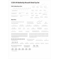 Very Fire BELBV350903DX 1/350 IJN Musashi Deluxe