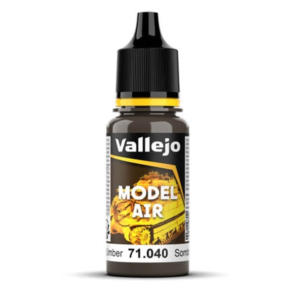Vallejo 71040 Model Air 40 17ml Burnt Umber Paint