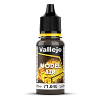 Vallejo 71040 Model Air 40 17ml Burnt Umber Paint