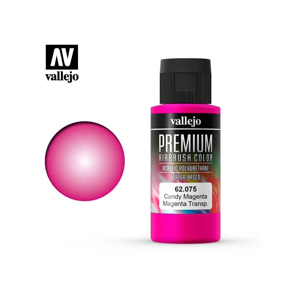 Vallejo 62075 Premium Color 60ml 075 Candy Magenta
