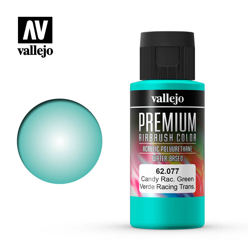 Vallejo 62077 Premium Color 60ml 077 Candy Racing Green