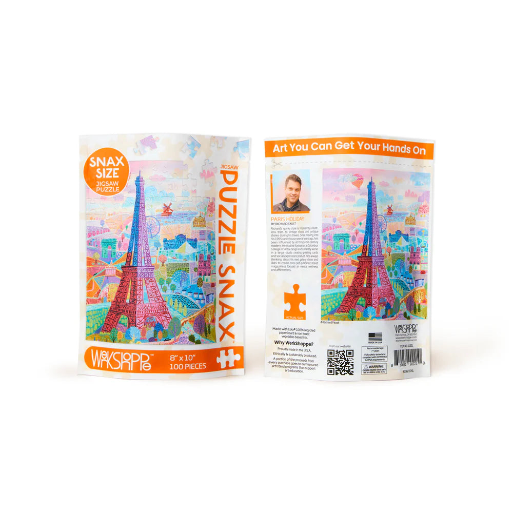 Werkshoppe Paris 100pc Snax Jigsaw Puzzle