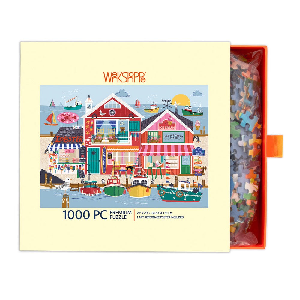 WerkShoppe Blue Harbour 1000pc Jigsaw Puzzle