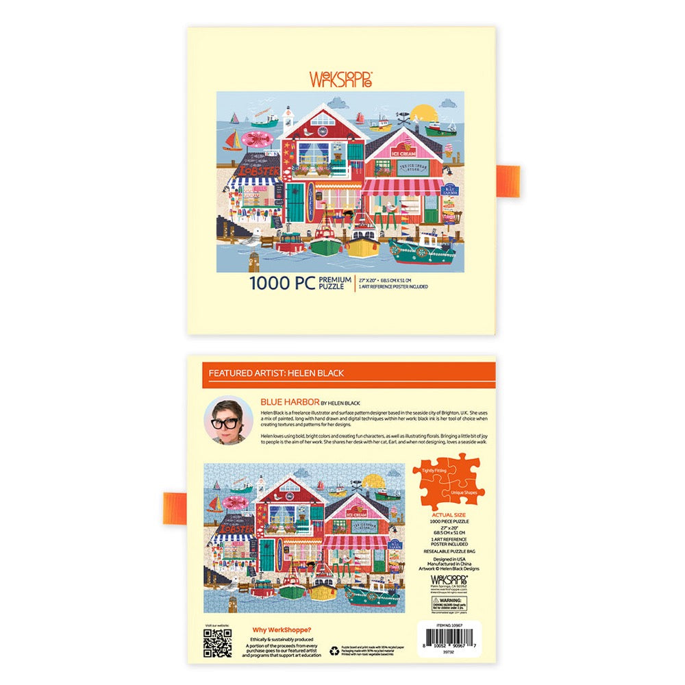 WerkShoppe Blue Harbour 1000pc Jigsaw Puzzle