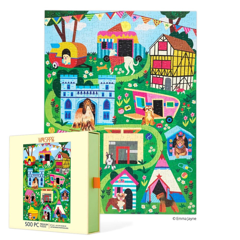 WerkShoppe Doggie D'House 500pc Jigsaw Puzzle