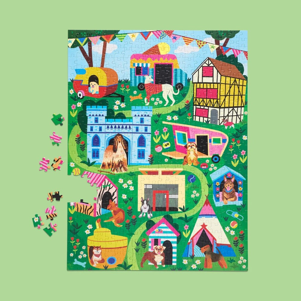 WerkShoppe Doggie D'House 500pc Jigsaw Puzzle