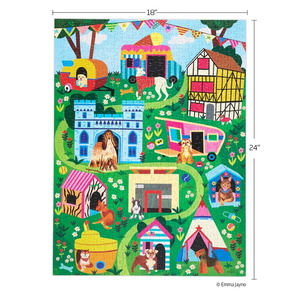 WerkShoppe Doggie D'House 500pc Jigsaw Puzzle