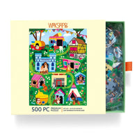 WerkShoppe Doggie D'House 500pc Jigsaw Puzzle