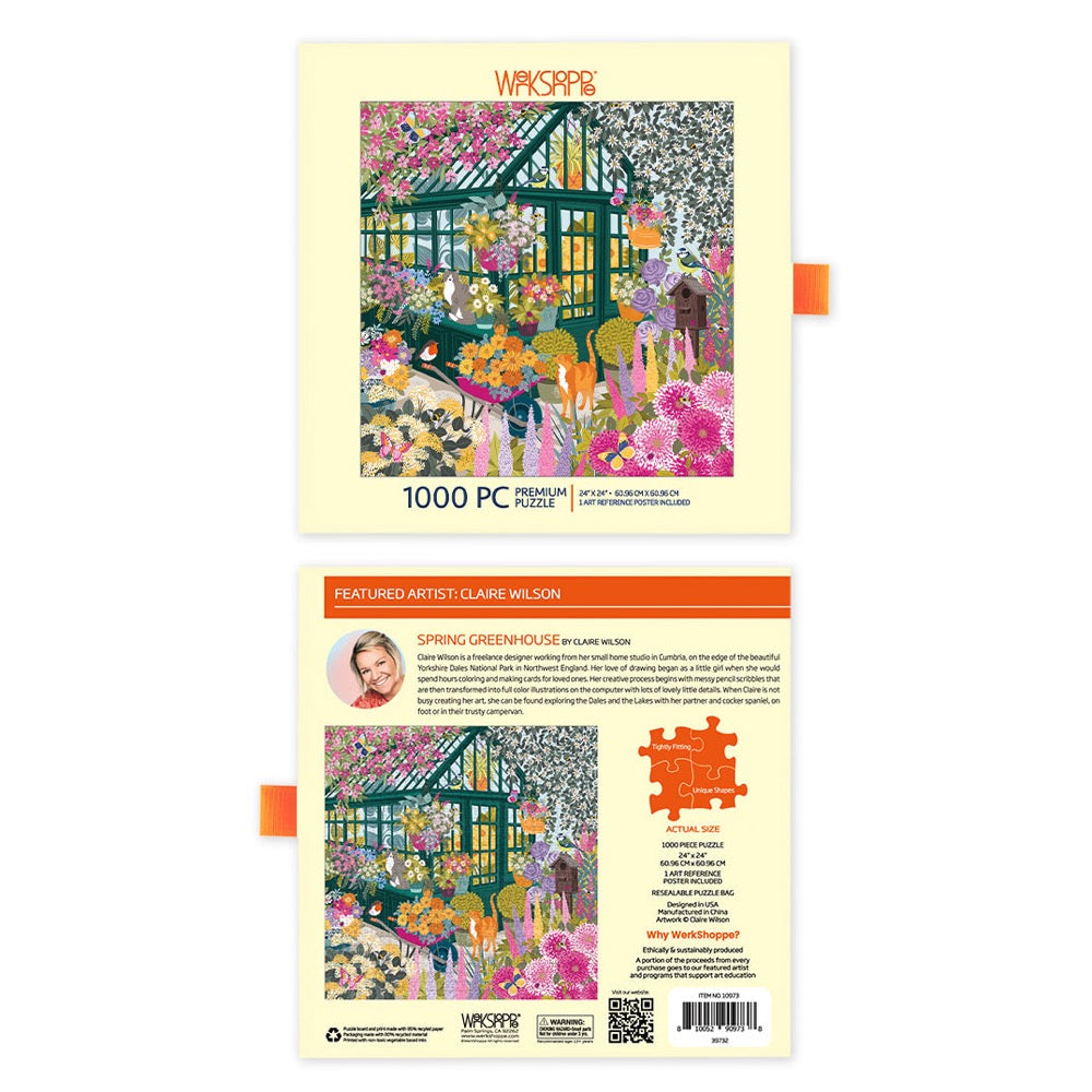 WerkShoppe Spring Greenhouse 1000pc Jigsaw Puzzle