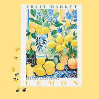 WerkShoppe Fruit Market Lemons 500pc Jigsaw Puzzle