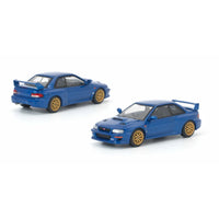 Works Model 1/64 Subaru Impreza 22B STI Blue