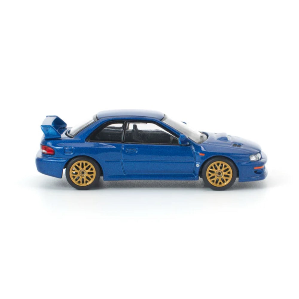 Works Model 1/64 Subaru Impreza 22B STI Blue