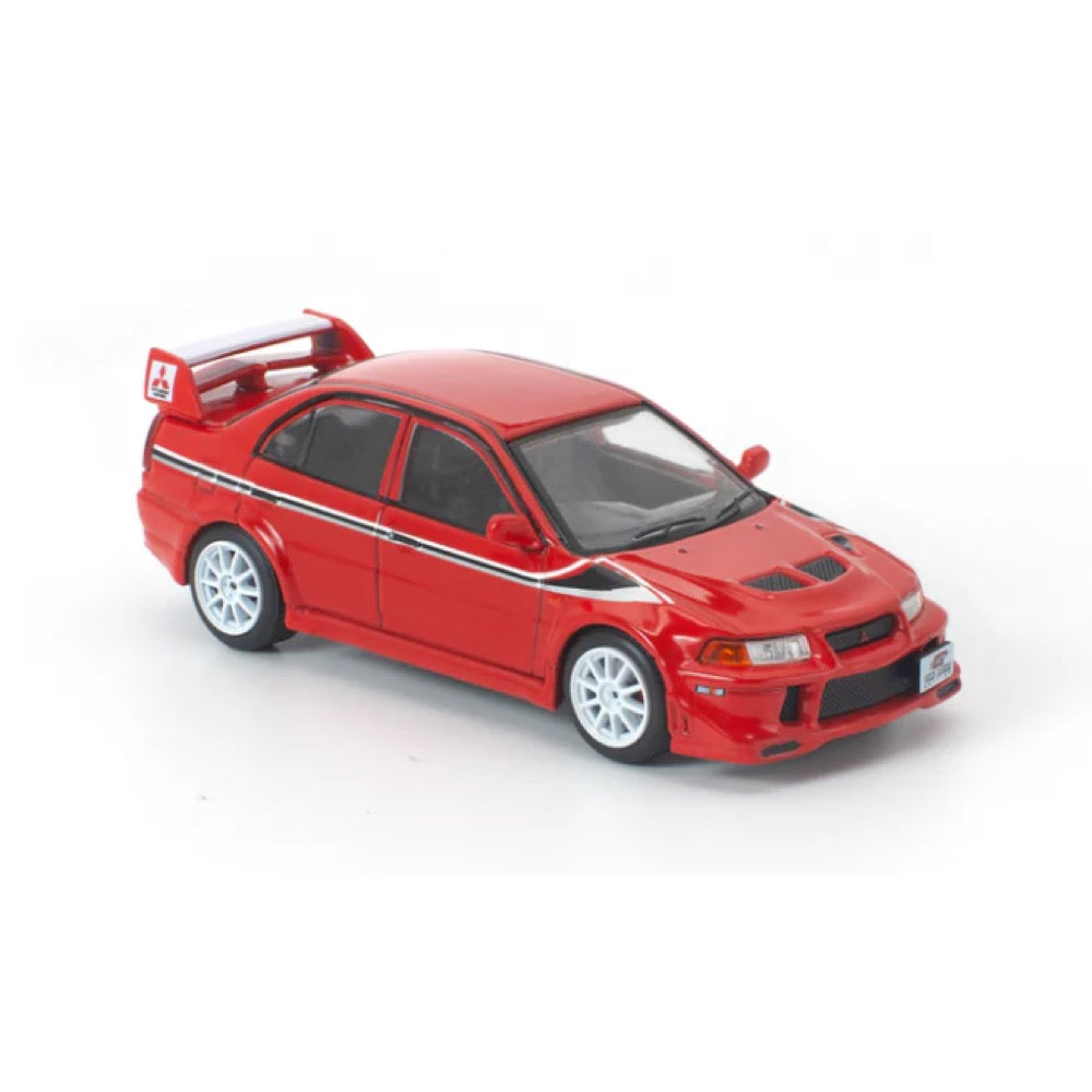 Works Model 1/64 Mitsubishi Lancer Evolution Vi Tommi Makinen Red