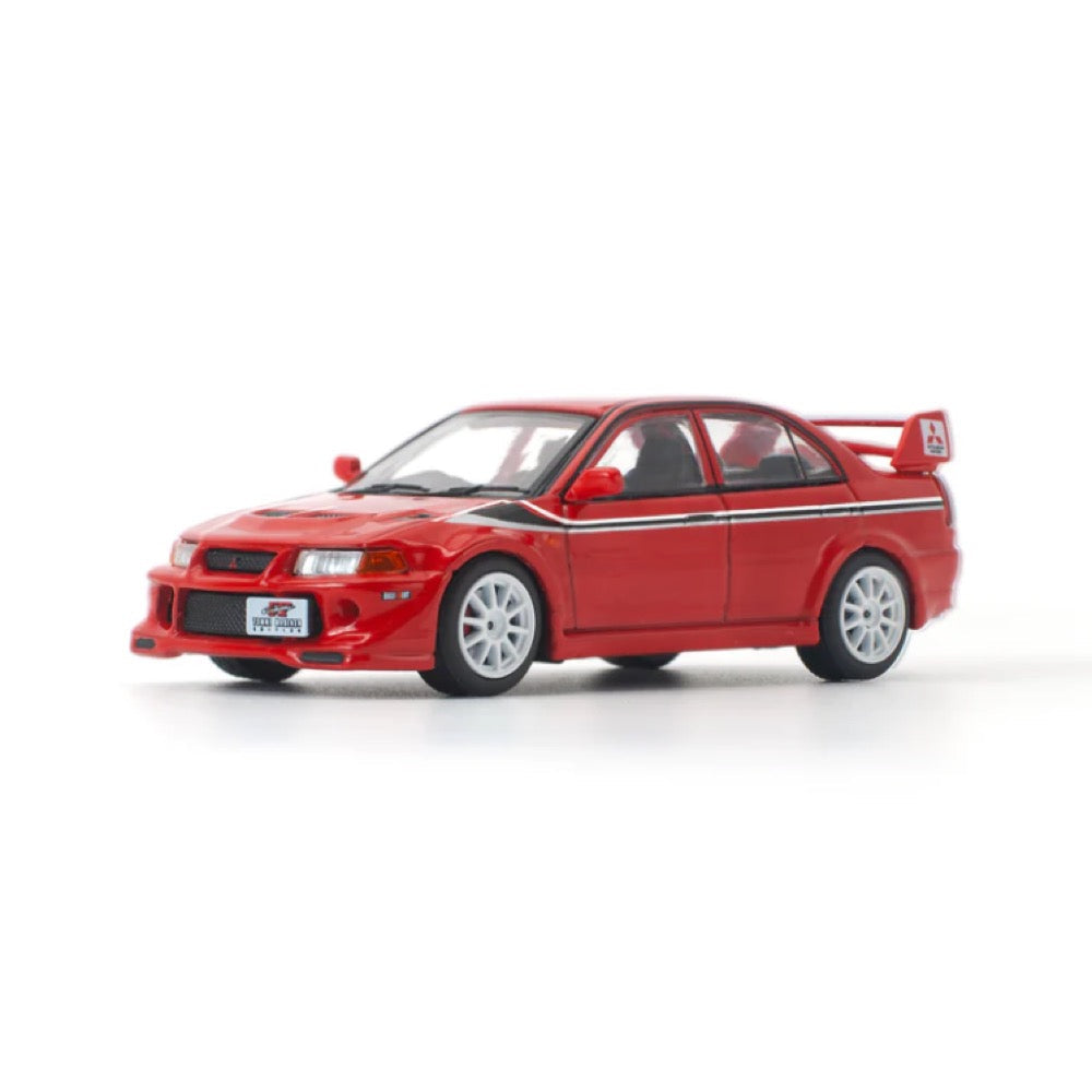 Works Model 1/64 Mitsubishi Lancer Evolution Vi Tommi Makinen Red
