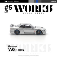 Works Model 1/64 R333 LM Silver