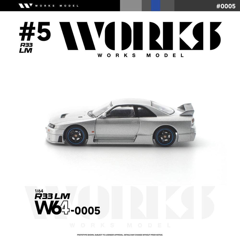 Works Model 1/64 R333 LM Silver