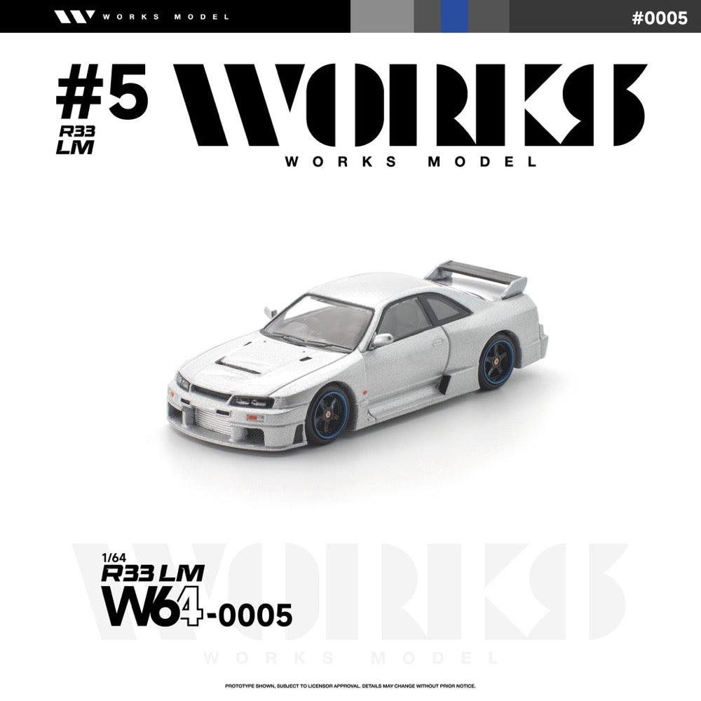 Works Model 1/64 R333 LM Silver