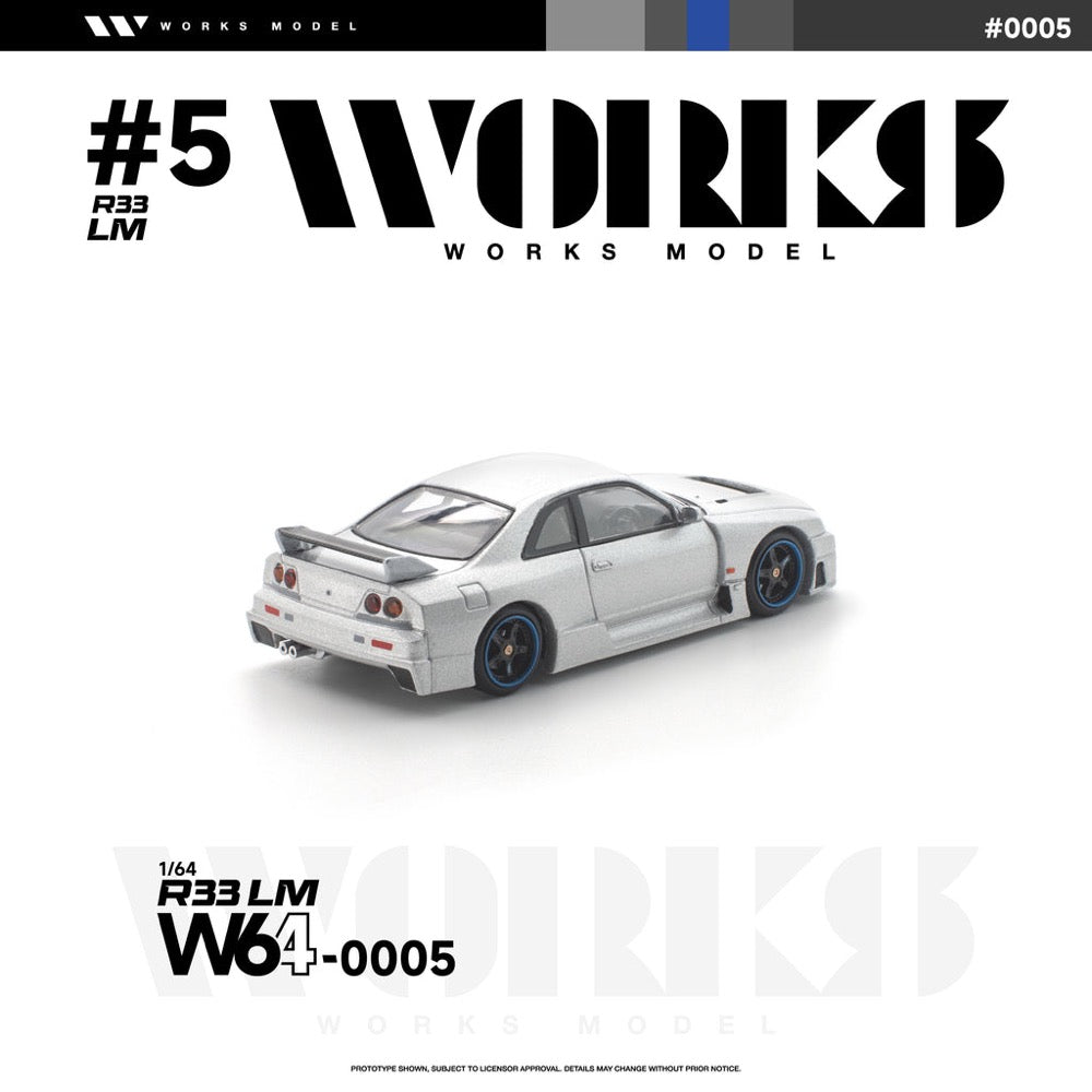 Works Model 1/64 R333 LM Silver