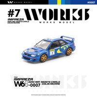 Works Model 1/64 Subaru¬†Impreza¬†WRC 1997 Monte Carlo Colin Mcrae