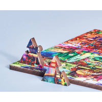 Wentworth World of Books 4 x 80pc Wooden Jigsaw Puzzle