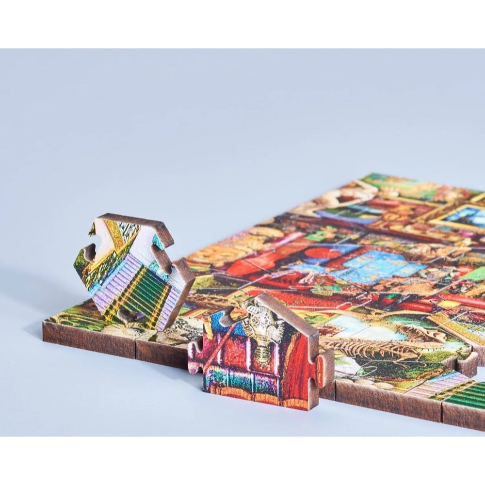 Wentworth World of Books 4 x 80pc Wooden Jigsaw Puzzle