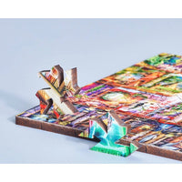 Wentworth World of Books 4 x 80pc Wooden Jigsaw Puzzle