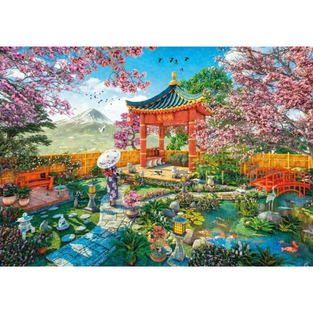 Wentworth Japanese Spring Garden 250pc Wooden Jigsaw Puzzle