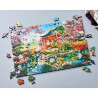 Wentworth Japanese Spring Garden 250pc Wooden Jigsaw Puzzle