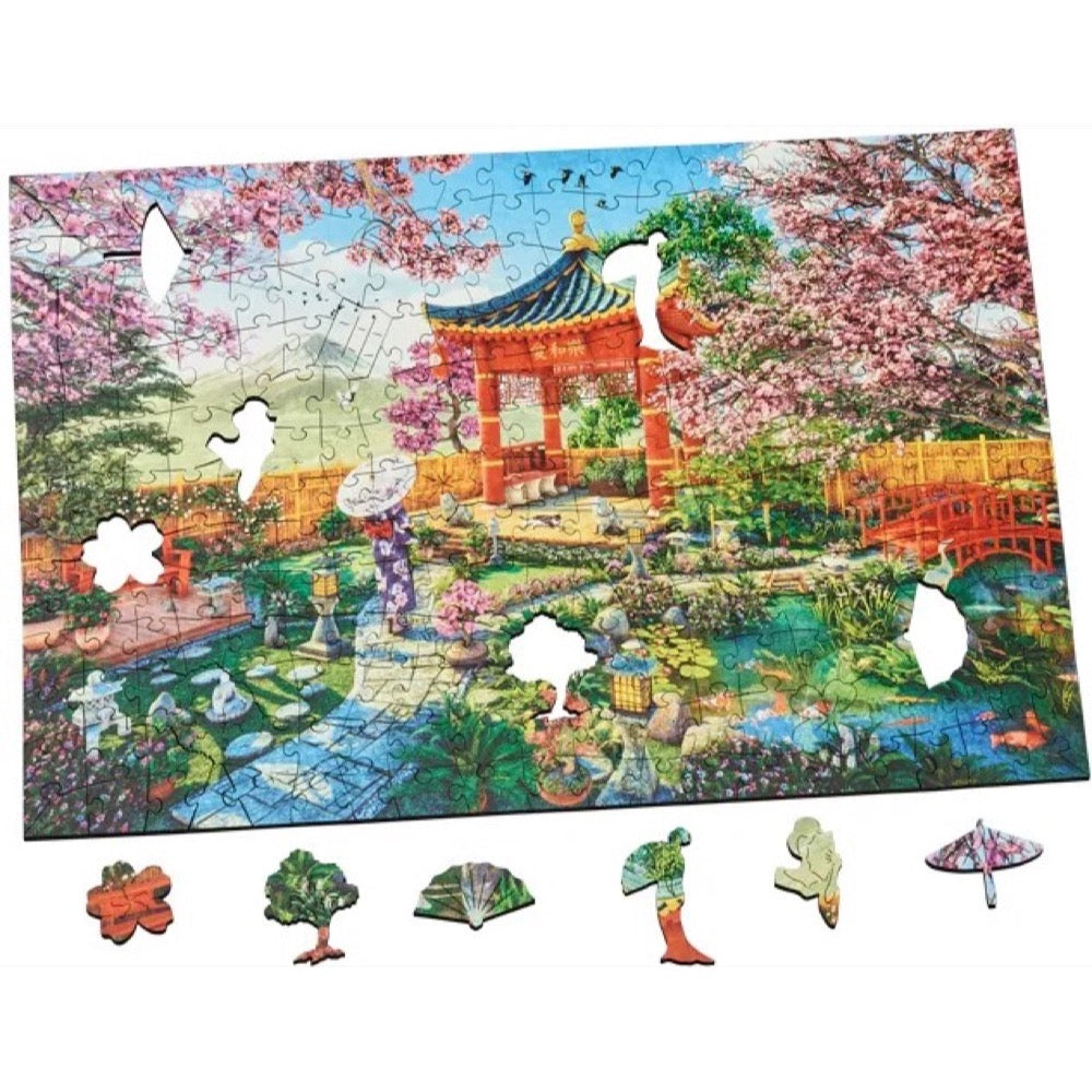 Wentworth Japanese Spring Garden 250pc Wooden Jigsaw Puzzle
