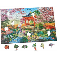 Wentworth Japanese Spring Garden 250pc Wooden Jigsaw Puzzle