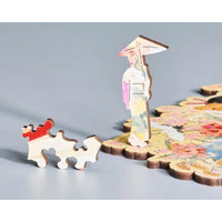 Wentworth Hanayagi-Free Form Puzzle Cut 230pc Wooden Jigsaw Puzzle