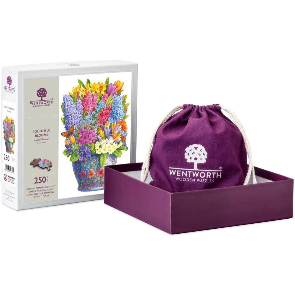 Wentworth Bountiful Blooms 250pc Wooden Jigsaw Puzzle
