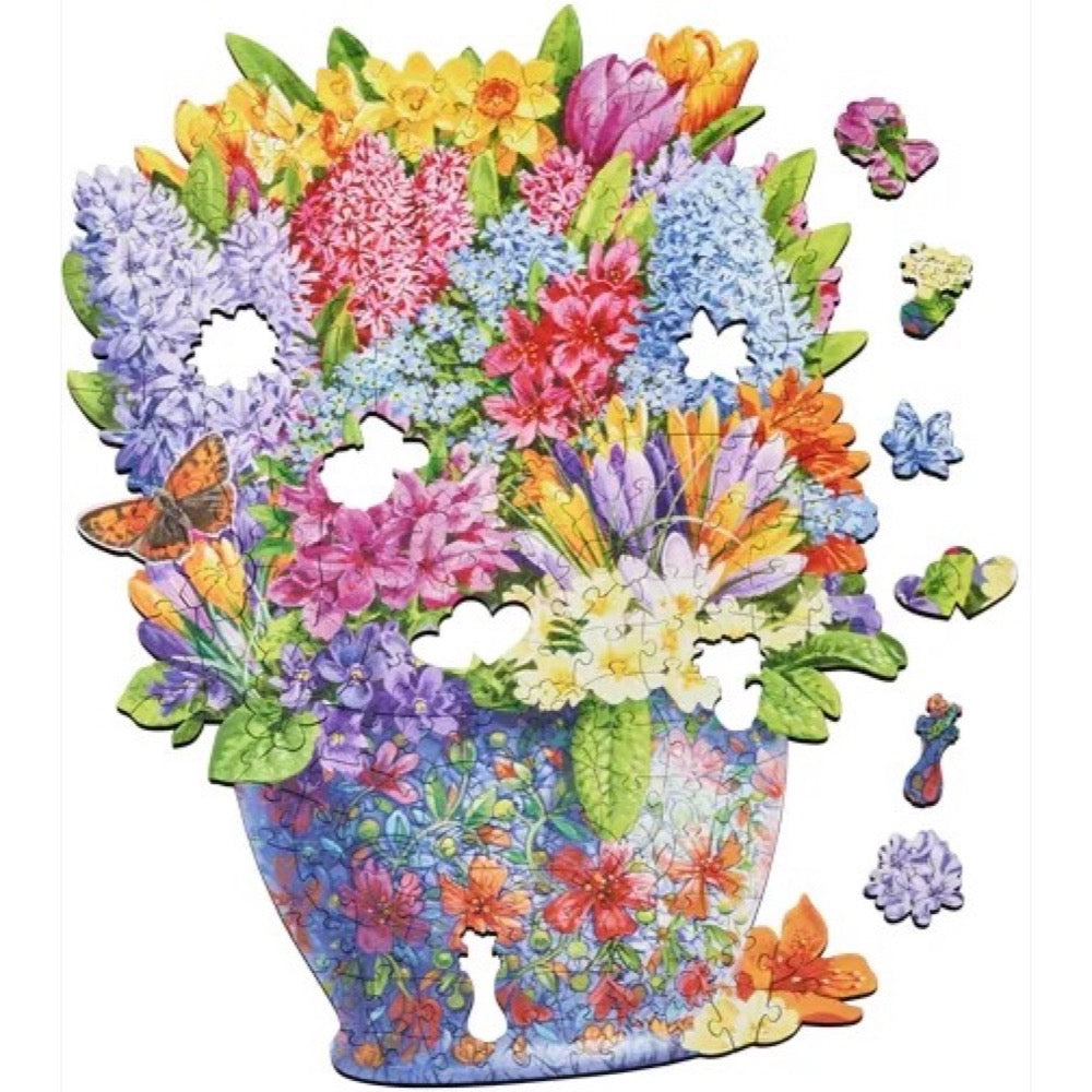 Wentworth Bountiful Blooms 250pc Wooden Jigsaw Puzzle
