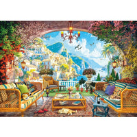 Wentworth Mediterranean Terrace View 40pc Wooden Jigsaw Puzzle