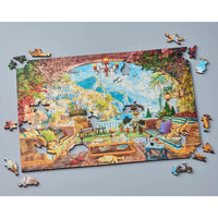 Wentworth Mediterranean Terrace View 40pc Wooden Jigsaw Puzzle