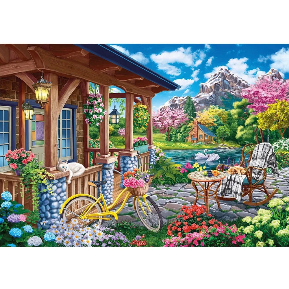 Wentworth Blossom Cabin 40pc Wooden Jigsaw Puzzle